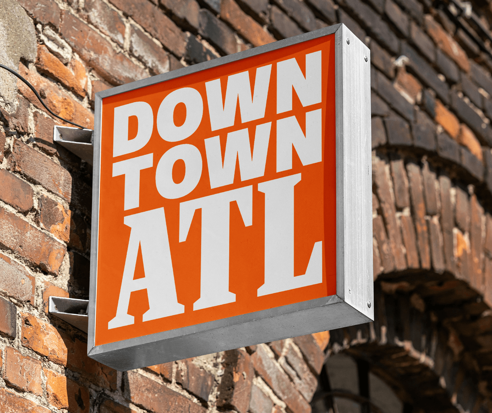 DowntownATL Box Sign